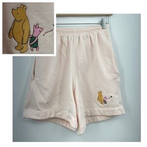 Vintage 90s A.A. Mine’s Winnie the Pooh Shorts 0695 Disney cotton pink classic